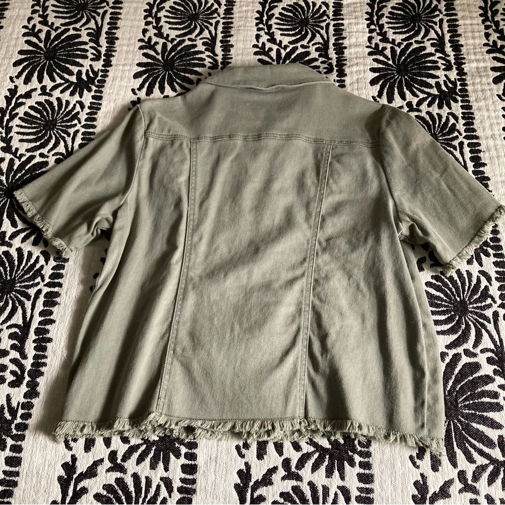 Cato Denim Short Sleeve Jacket - Picture 2 of 4